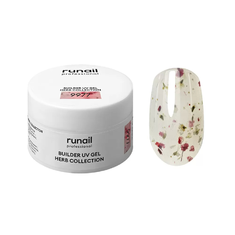 RUNAIL 9977 Моделирующий УФ - гель с сухоцветами 15гр  №9977