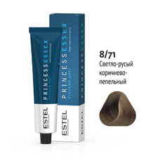 ESTEL PRINCESS ESSEX Крем - краска д/волос 60мл    8/71 светло - русый коричнево - пепельный