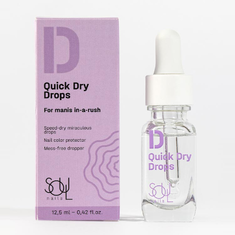 SOUL Капли д/быстрого высыхания лака 12,5  Quick Dry Drops
