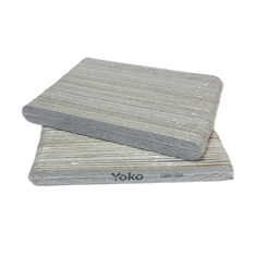 YOKO SF 084 Пилка на деревянной основе ОВАЛ 13см 50шт  100/180